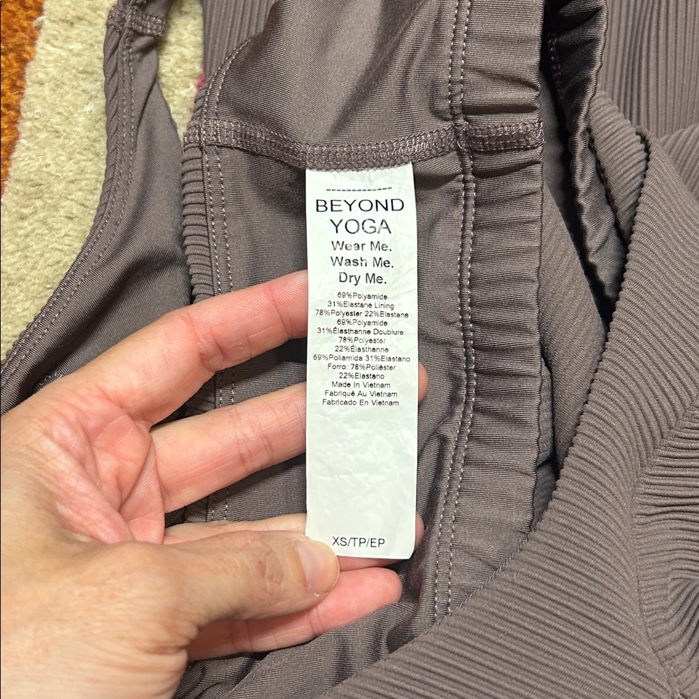 Beyond Yoga Routine Ribbed Biker Jumpsuit Size XS - Picture 5 of 10